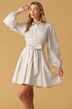 BEAUTY & STYLE WOVEN MINI DRESS - By Baano