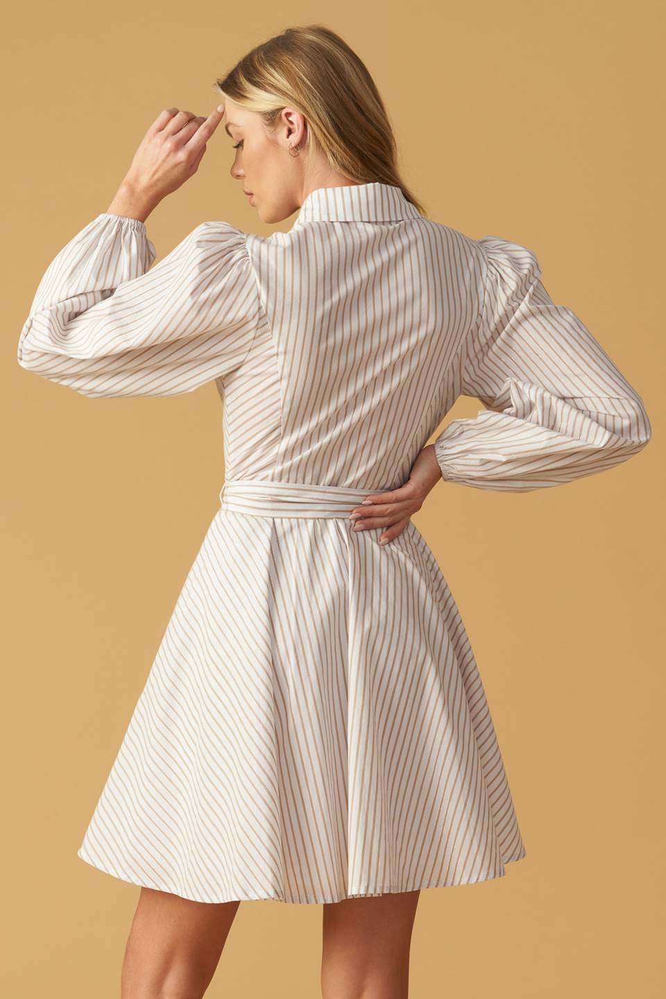 BEAUTY & STYLE WOVEN MINI DRESS - By Baano