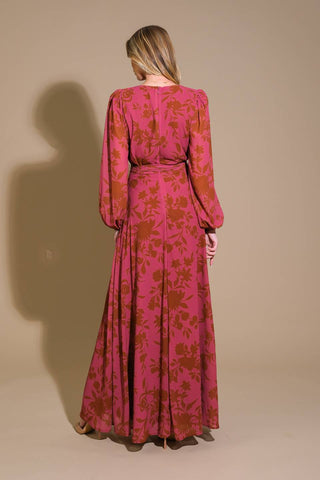CROSS YOUR MIND WOVEN MAXI DRESS - By Baano