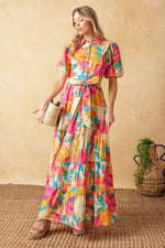 SWEET SOIREE WOVEN MIDI DRESS - By Baano