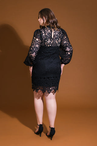 GETTING STARTED WOVEN LACE MINI DRESS - By Baano