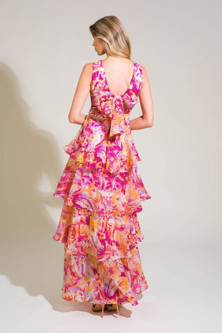 PARADISE PALMS WOVEN MAXI DRESS - By Baano