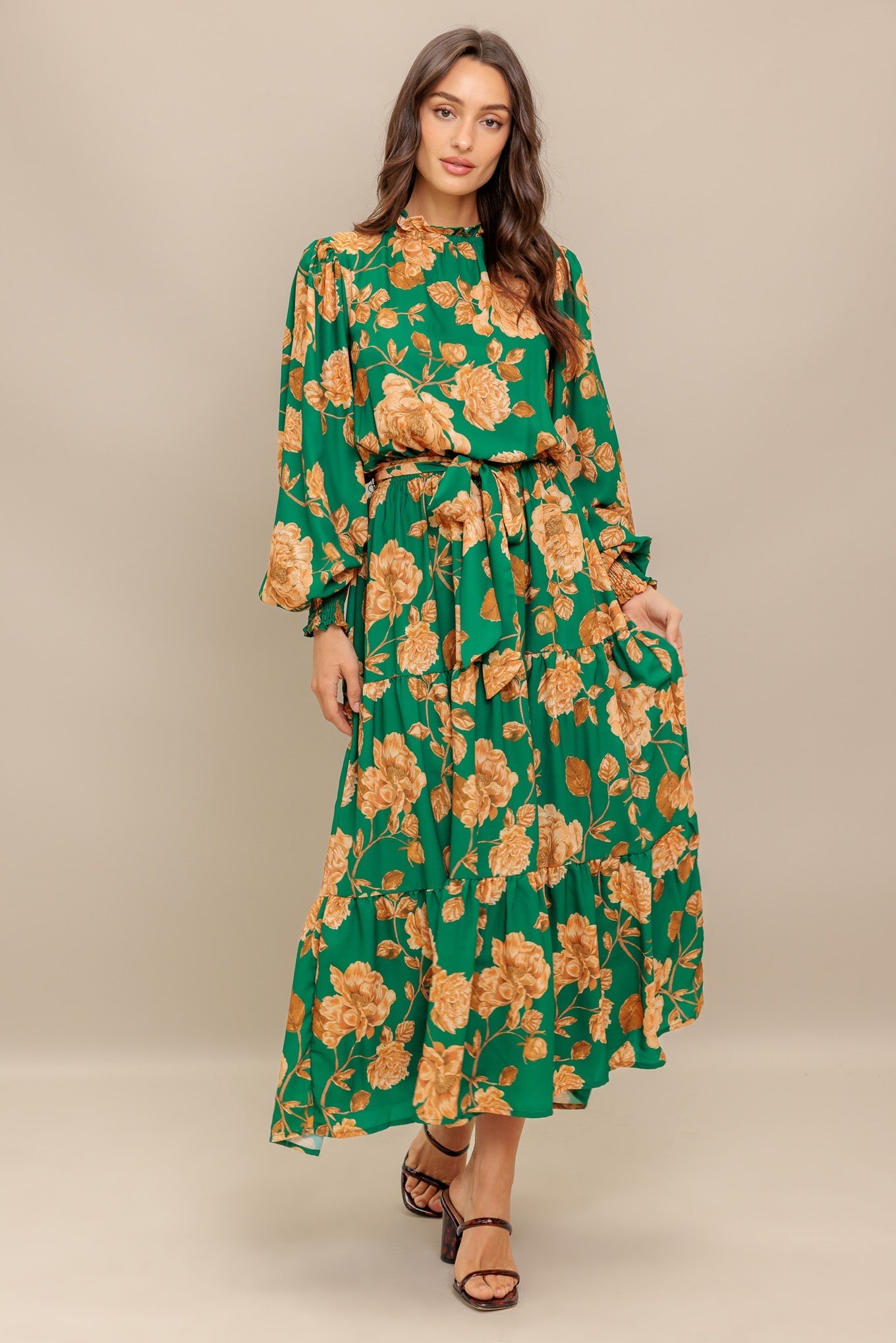 SONGS ABOUT YOU WOVEN MIDI DRESS - By Baano