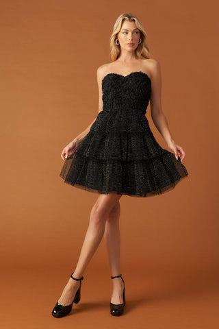 ONE THING AT A TIME WOVEN MINI DRESS - By Baano