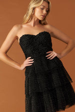 ONE THING AT A TIME WOVEN MINI DRESS - By Baano