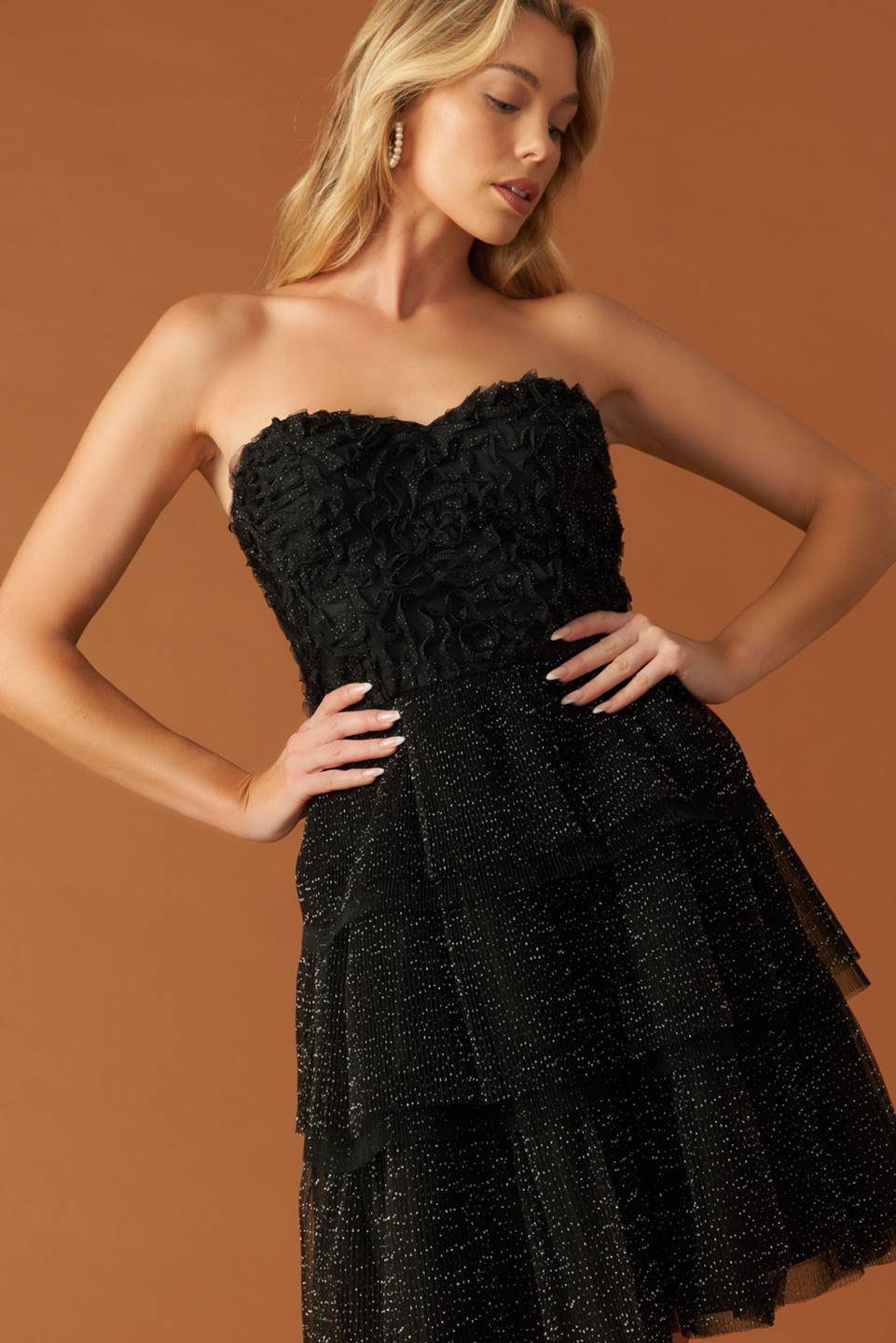 ONE THING AT A TIME WOVEN MINI DRESS - By Baano