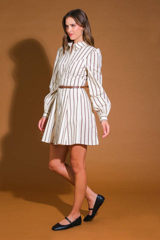 LUCKY TO HAVE YOU WOVEN MINI DRESS - By Baano