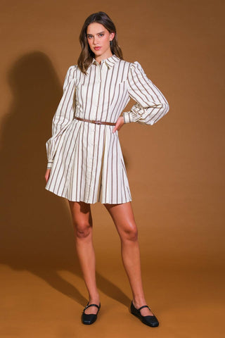 LUCKY TO HAVE YOU WOVEN MINI DRESS - By Baano