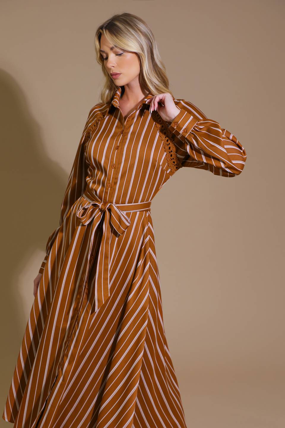 FOREVER YOUR GIRL WOVEN MIDI DRESS - By Baano