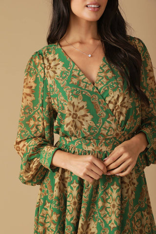 GOT ME WONDERING WOVEN MINI DRESS - By Baano