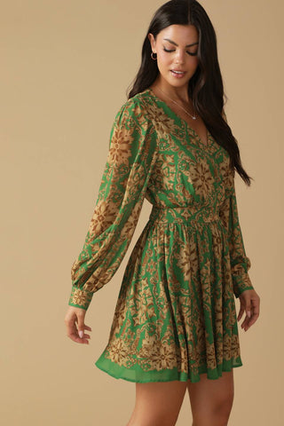 GOT ME WONDERING WOVEN MINI DRESS - By Baano