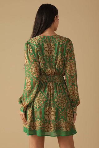 GOT ME WONDERING WOVEN MINI DRESS - By Baano