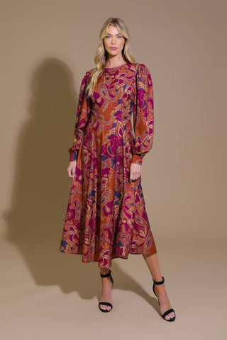 FOREVERMORE WOVEN MIDI DRESS - By Baano