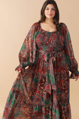 DARLING SENSATION WOVEN MAXI DRESS Flying Tomato