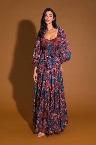 DARLING SENSATION WOVEN MAXI DRESS Flying Tomato