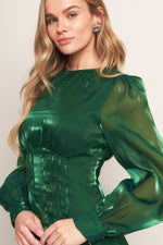 VITAL MOMENT WOVEN MIDI DRESS Flying Tomato