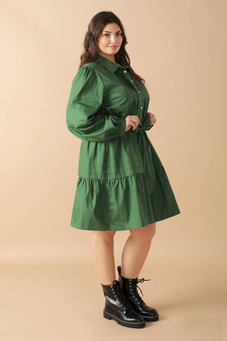 AESTHETIC POSE WOVEN MINI DRESS - By Baano