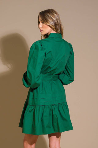 AESTHETIC POSE WOVEN MINI DRESS - By Baano