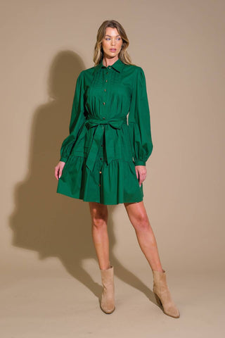 AESTHETIC POSE WOVEN MINI DRESS - By Baano