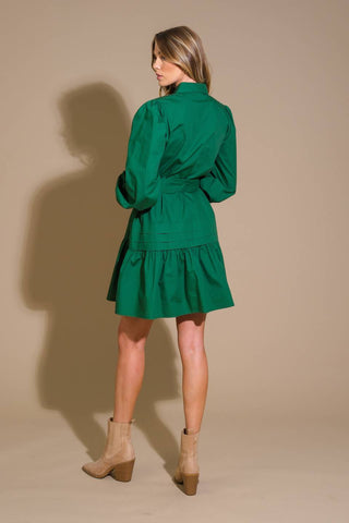 AESTHETIC POSE WOVEN MINI DRESS - By Baano