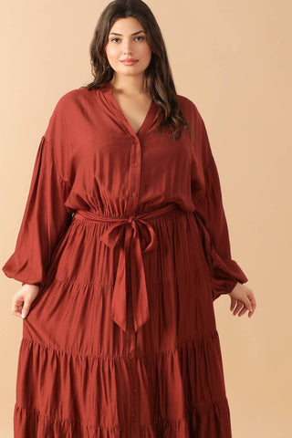 PERFECT POTENTIAL WOVEN MAXI DRESS - By Baano