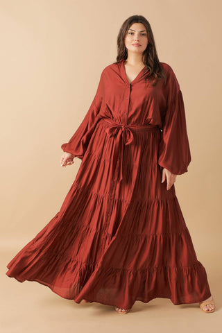 PERFECT POTENTIAL WOVEN MAXI DRESS - By Baano