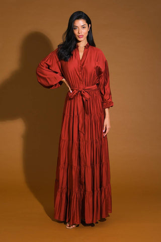 PERFECT POTENTIAL WOVEN MAXI DRESS - By Baano