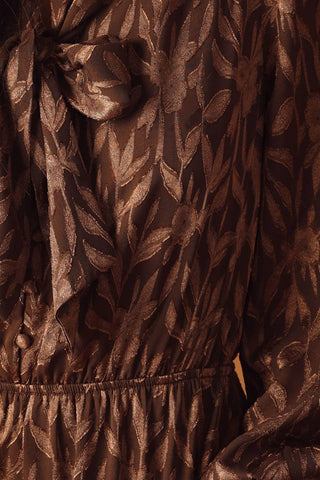 OPEN PATH ALMOND WOVEN MINI DRESS - By Baano