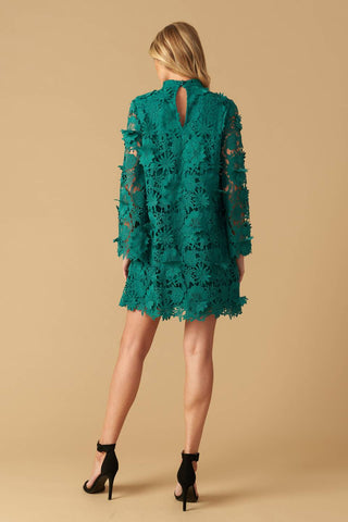 IN THE FLOW WOVEN LACE MINI DRESS - By Baano