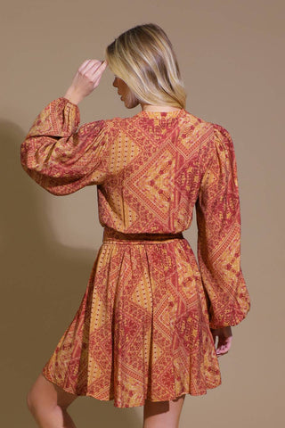 DEEPLY DELIGHTFUL WOVEN MINI DRESS - By Baano