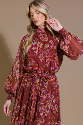 ARTISTIC ESSENCE WOVEN MINI DRESS - By Baano