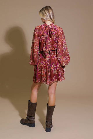 ARTISTIC ESSENCE WOVEN MINI DRESS - By Baano