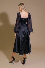 LUMINOUS VIBES WOVEN MIDI DRESS - By Baano