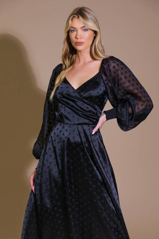 LUMINOUS VIBES WOVEN MIDI DRESS - By Baano