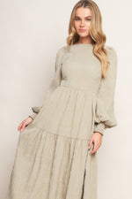 NEBULA NIGHTS WOVEN MIDI DRESS - By Baano