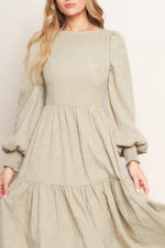 NEBULA NIGHTS WOVEN MIDI DRESS - By Baano