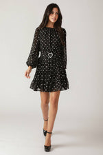 DANCING IN THE RAIN WOVEN MINI DRESS - By Baano