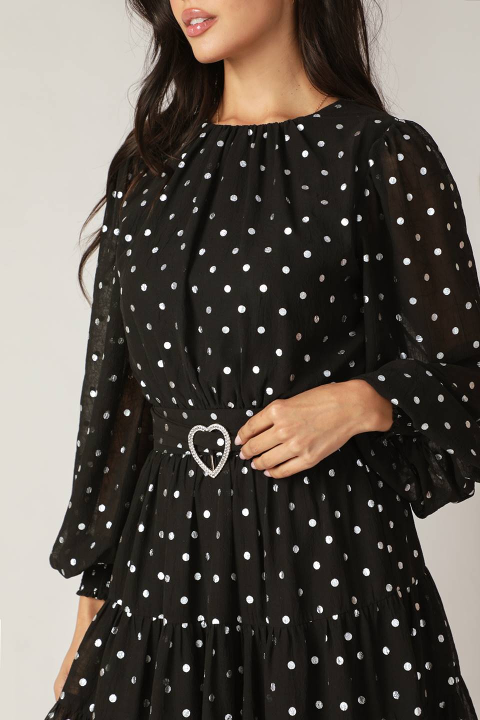 DANCING IN THE RAIN WOVEN MINI DRESS - By Baano