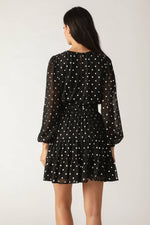 DANCING IN THE RAIN WOVEN MINI DRESS - By Baano