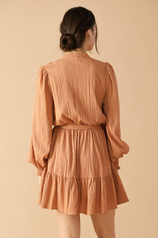WANDERING MIND WOVEN MINI DRESS Flying Tomato