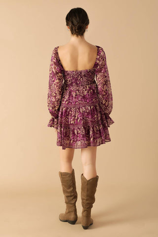 SERENE RADIANCE WOVEN MINI DRESS - By Baano