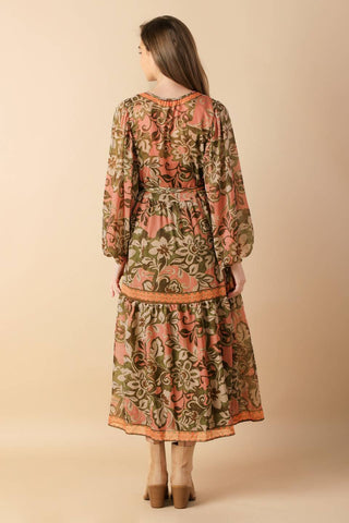 BACK AND FORTH WOVEN MIDI DRESS - By Baano