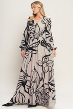 DANCING DEWDROPS WOVEN MAXI DRESS Flying Tomato