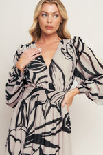 DANCING DEWDROPS WOVEN MAXI DRESS Flying Tomato