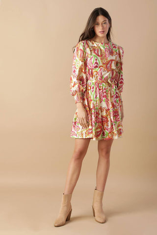 DREAM WEAVER WOVEN MINI DRESS - By Baano