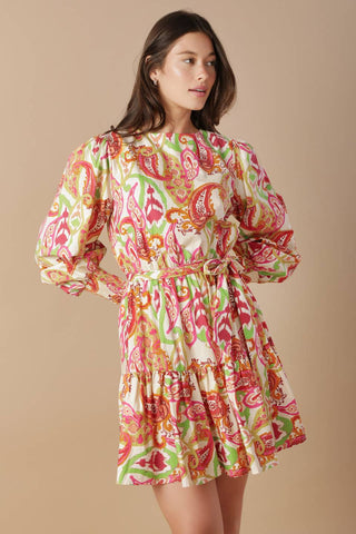 DREAM WEAVER WOVEN MINI DRESS - By Baano