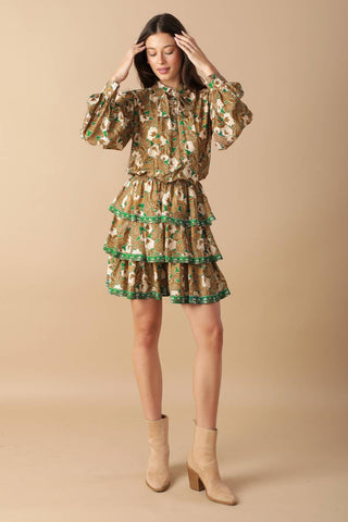 OPEN PATH WOVEN MINI DRESS - By Baano