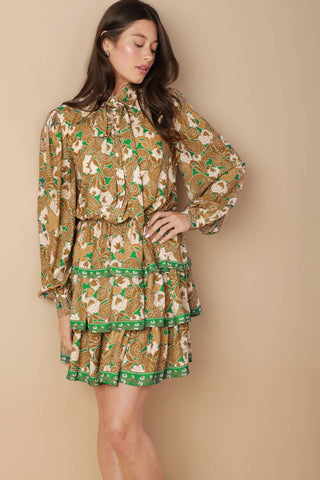 OPEN PATH WOVEN MINI DRESS - By Baano