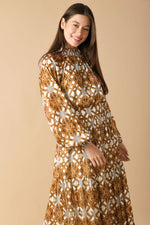 CELESTIAL CASCADE WOVEN MAXI DRESS - By Baano