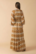 CELESTIAL CASCADE WOVEN MAXI DRESS - By Baano